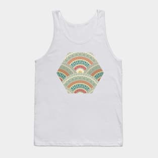 Pastel fan Greek patterns Tank Top